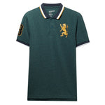 Giordano Men Polo Shirt Men Embroidered 3D Lion Multi Color Polo Men Embroidery Contrast Color Polo Fashion Camisa Polo