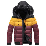 Fashion Men Hooded Fur Collar Parkas 2020 Winter Men's Thick Warm Parkas Jackets Male Cotton Thermal Outdoor Windproof Outerwear