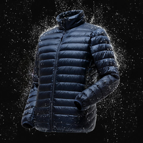 QUANBO  Men's Lightweight Water-Resistant Packable Puffer Jacket